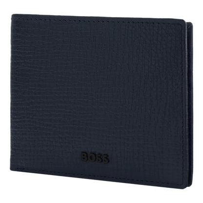 HUGO BOSS, Brieftasche & geldbörse, Grid, Navy
