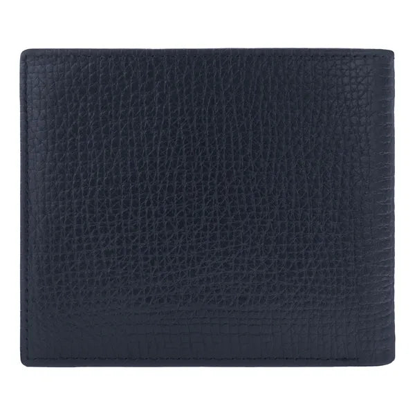HUGO BOSS, Brieftasche & geldbörse mit Klappe, Grid, Navy