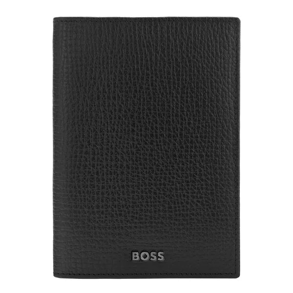 Porte-cartes HUGO BOSS Double B Saffiano, bronze