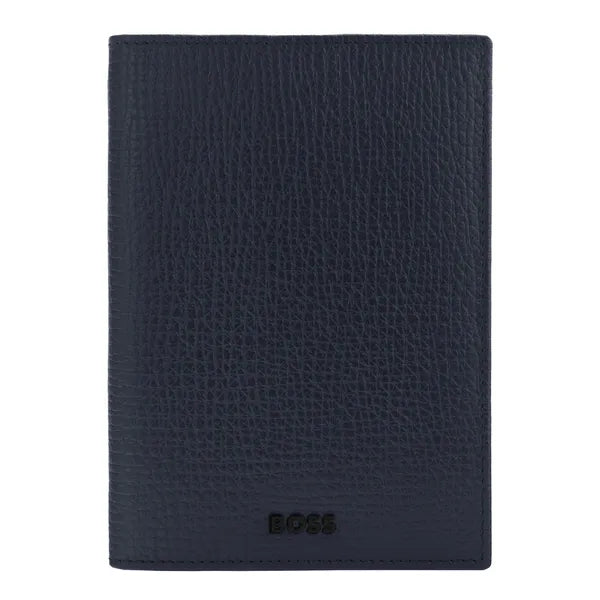 Porte-cartes HUGO BOSS Double B Saffiano, bronze