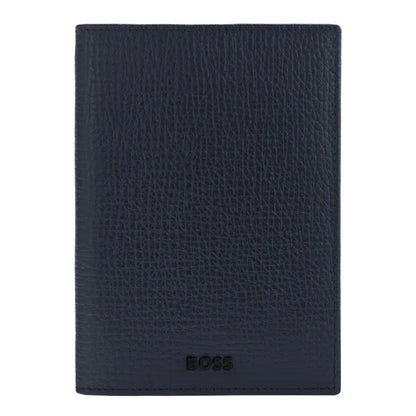 Porte-cartes HUGO BOSS Double B Saffiano, bronze