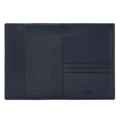 Porte-cartes HUGO BOSS Double B Saffiano, bronze