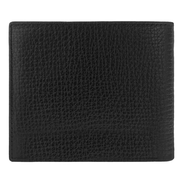 HUGO BOSS, Brieftasche mit Klappe, Grid, Black