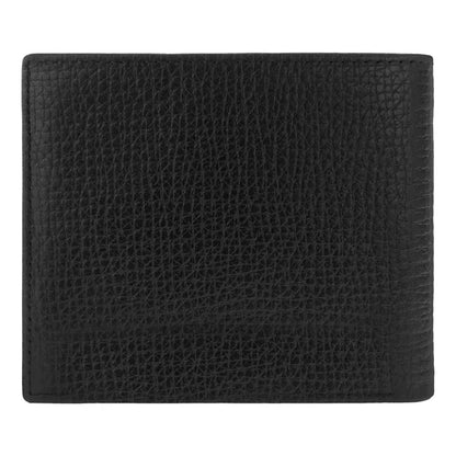 HUGO BOSS, Brieftasche mit Klappe, Grid, Black