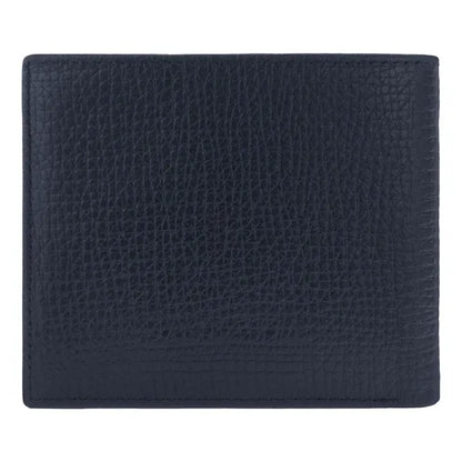 HUGO BOSS, Brieftasche mit Klappe, Grid, Navy