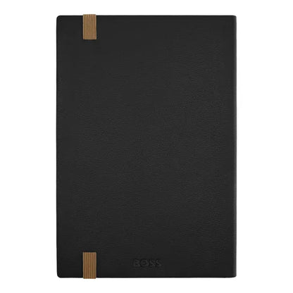 HUGO BOSS, A5 Notizbuch Varsity, Black, Lined