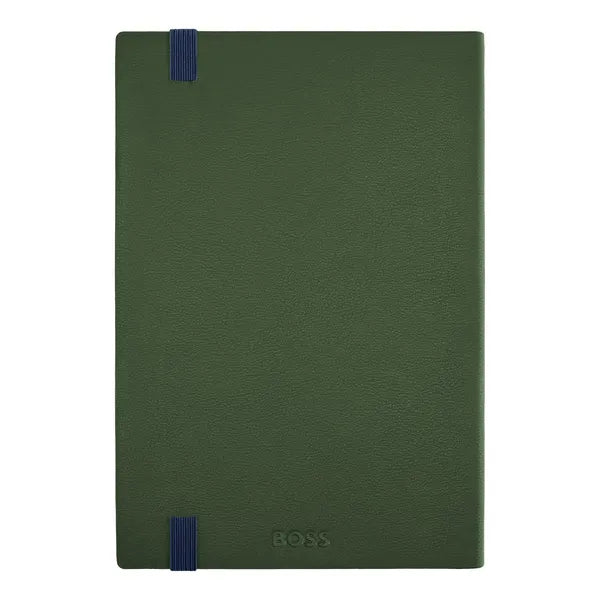 HUGO BOSS, A5 Notizbuch Varsity, Forest Green, Lined