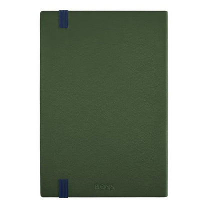 HUGO BOSS, A5 Notizbuch Varsity, Forest Green, Lined