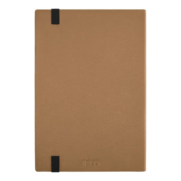 HUGO BOSS, A5 Notizbuch Varsity, Camel, Lined