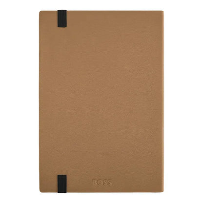 HUGO BOSS, A5 Notizbuch Varsity, Camel, Lined