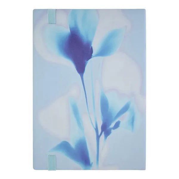 HUGO BOSS, Notizbuch, A5, Holographic Flower, Light Blue