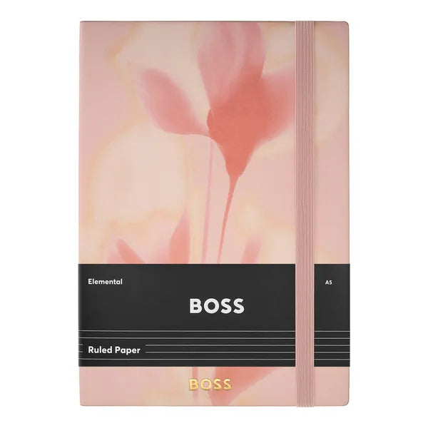 HUGO BOSS, Notebook, A5, black