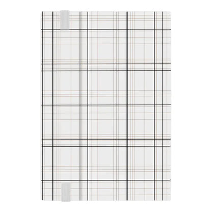 HUGO BOSS, Notizbuch, A5, Checkered, White