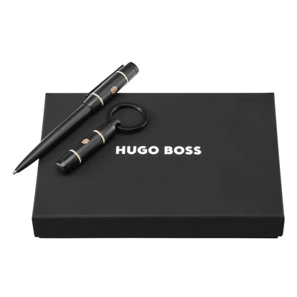 HUGO BOSS Rollerball Pen, Ballpoint Pen Grid Black