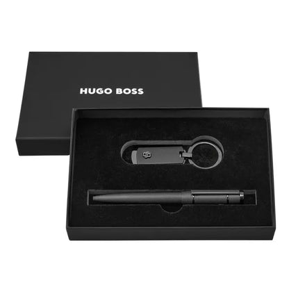 Stylo roller HUGO BOSS, stylo à bille Grid noir