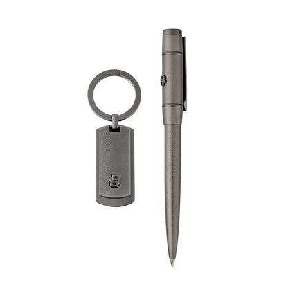 Stylo roller HUGO BOSS, stylo à bille Grid noir