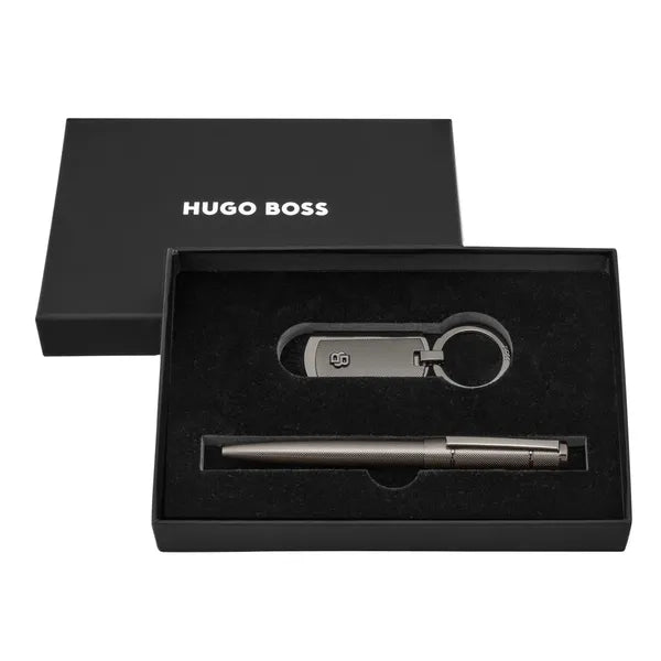 Stylo roller HUGO BOSS, stylo à bille Grid noir
