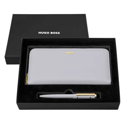 Stylo roller HUGO BOSS, stylo à bille Grid noir