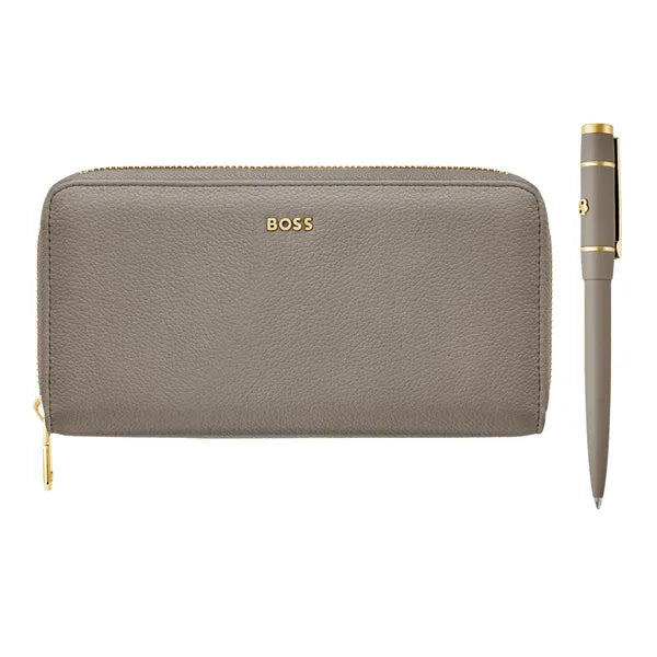 Stylo roller HUGO BOSS, stylo à bille Grid noir