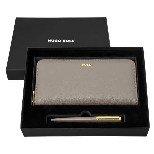 Stylo roller HUGO BOSS, stylo à bille Grid noir