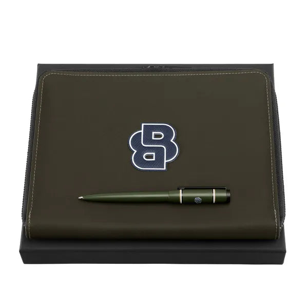 HUGO BOSS Rollerball Pen, Ballpoint Pen Grid Black