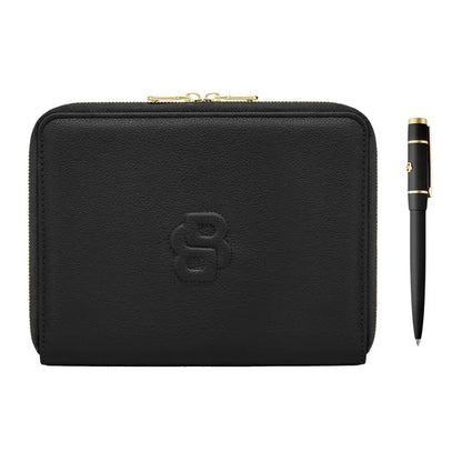 Stylo roller HUGO BOSS, stylo à bille Grid noir