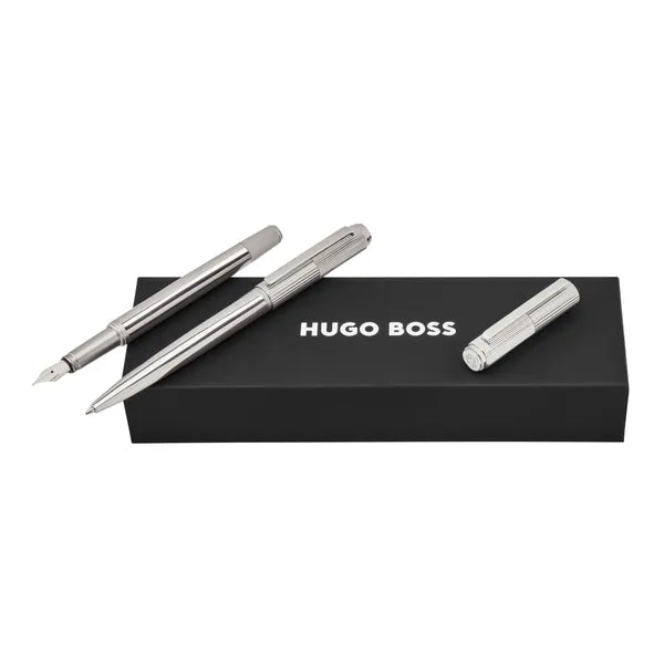 Stylo roller HUGO BOSS, stylo à bille Grid noir