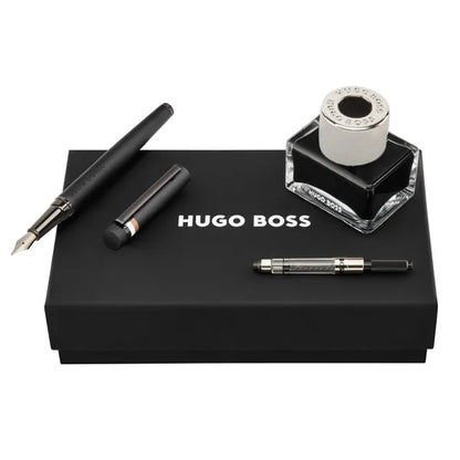 HUGO BOSS Schreibset Loop Iconic, Black & Dark Green