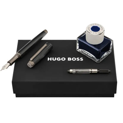 Stylo roller HUGO BOSS, stylo à bille Grid noir