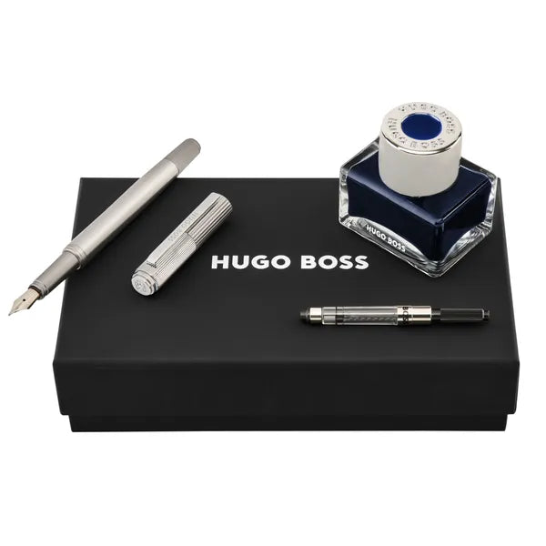 Stylo roller HUGO BOSS, stylo à bille Grid noir