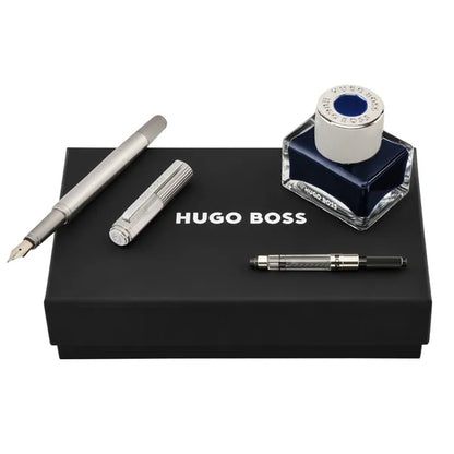 Stylo roller HUGO BOSS, stylo à bille Grid noir