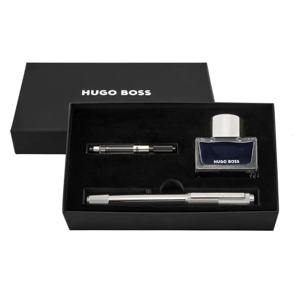 Stylo roller HUGO BOSS, stylo à bille Grid noir