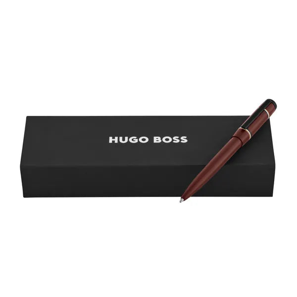 HUGO BOSS, Kugelschreiber, Rive Varsity, Burgundy