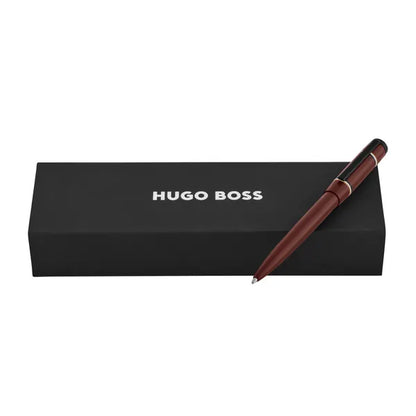 HUGO BOSS, Kugelschreiber, Rive Varsity, Burgundy