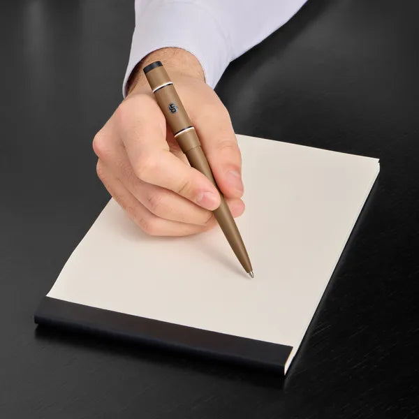 HUGO BOSS, Kugelschreiber, Rive Varsity, Camel