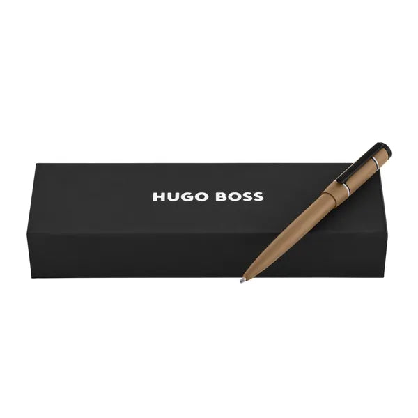 HUGO BOSS, Kugelschreiber, Rive Varsity, Camel