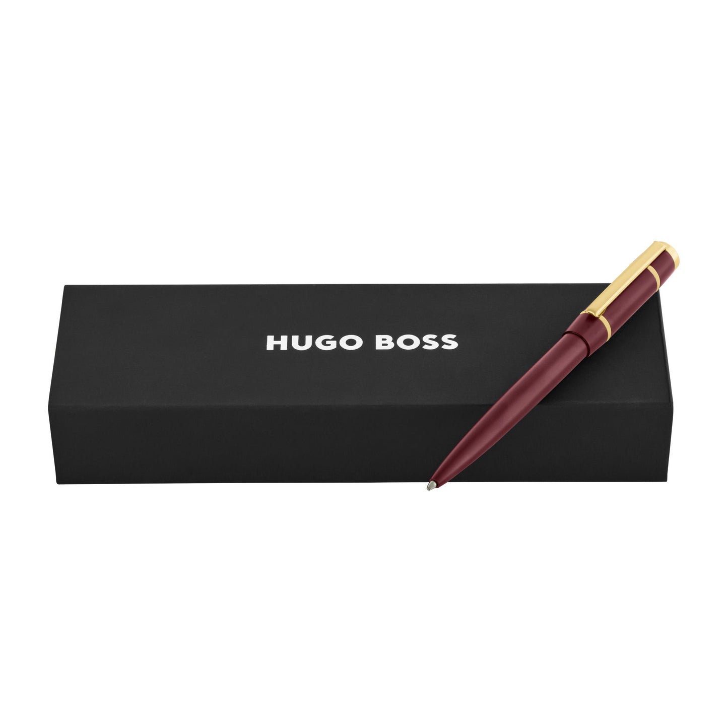 HUGO BOSS, Ballpoint pen Rive Signature Lady Burgundy