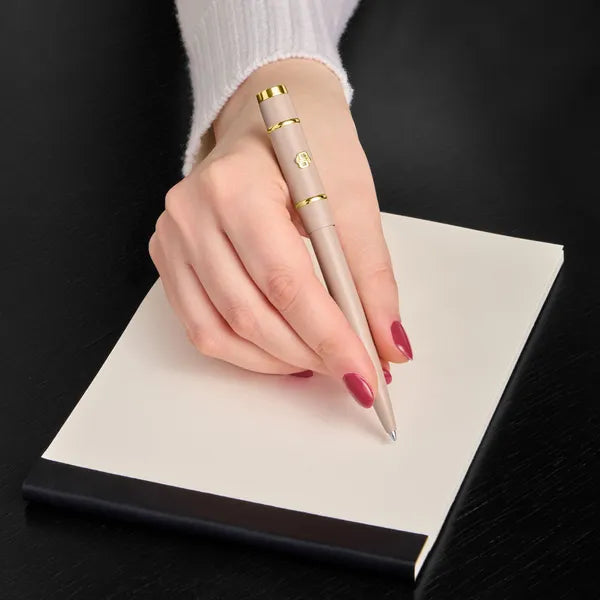 HUGO BOSS, Stylo à bille Rive Signature Lady Burgundy