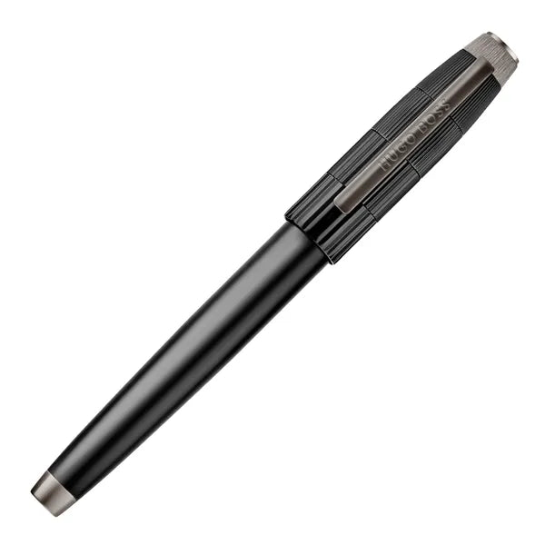 Hugo Boss, Füllfederhalter, Striato, Black