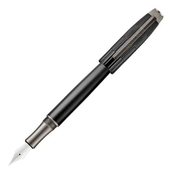 Hugo Boss, Füllfederhalter, Striato, Black