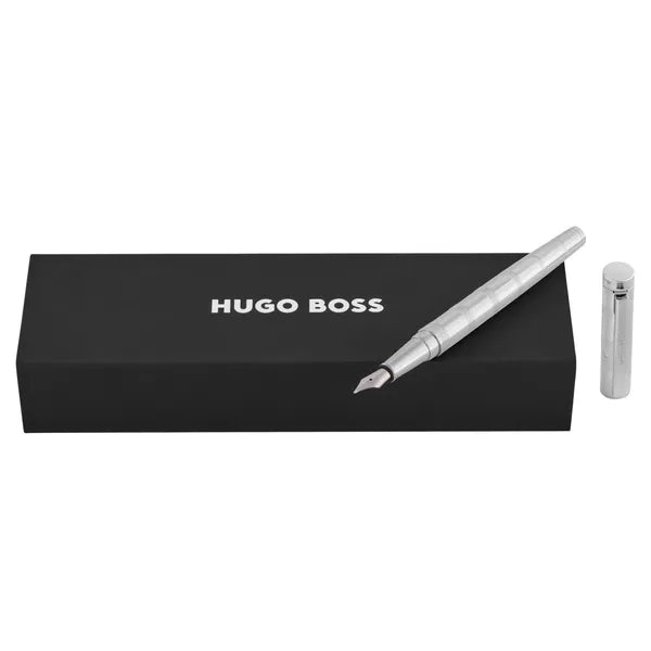 Stylo plume HUGO BOSS Loop Bauhaus, Noir