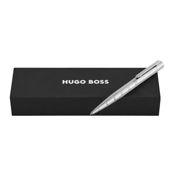 HUGO BOSS, Kugelschreiber Loop Stripes, Chrome