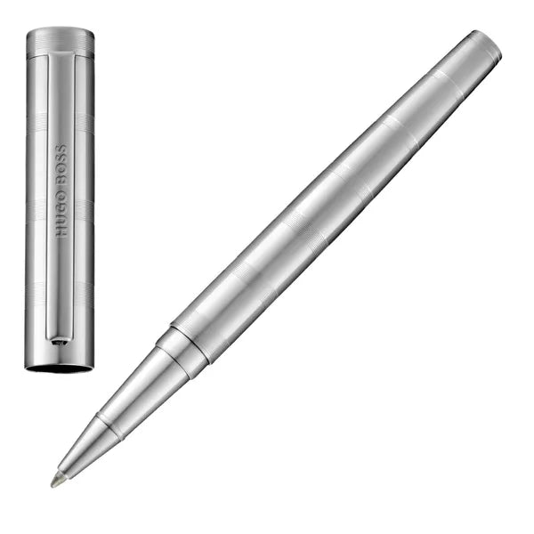 HUGO BOSS, Tintenroller Loop Stripes, Chrome