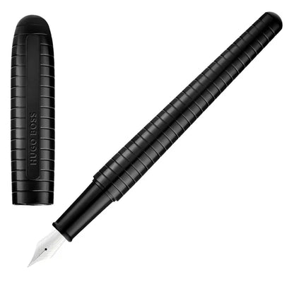 Stylo-plume HUGO BOSS Arche Bauhaus, noir