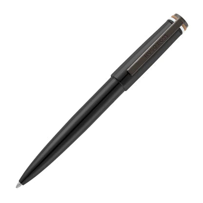 Stylo bille HUGO BOSS, Gear Brushed, noir