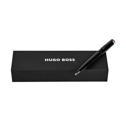 Stylo bille HUGO BOSS, Gear Brushed, noir
