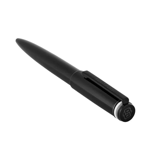 Stylo bille HUGO BOSS, Gear Brushed, noir