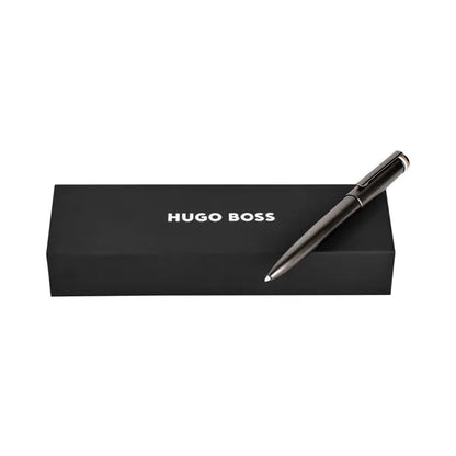 Stylo bille HUGO BOSS, Gear Brushed, noir