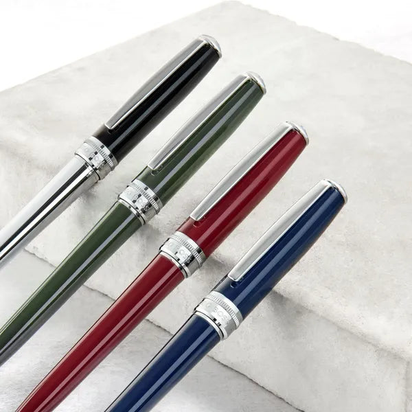 HUGO BOSS, Stylo plume Essential, gris