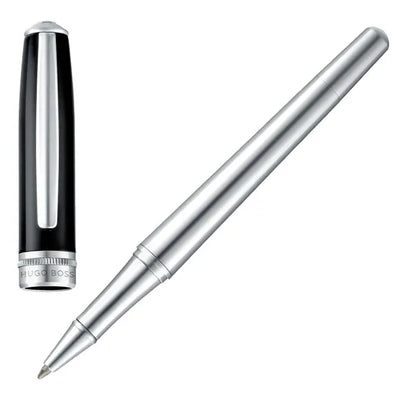 HUGO BOSS, Stylo plume Essential, gris